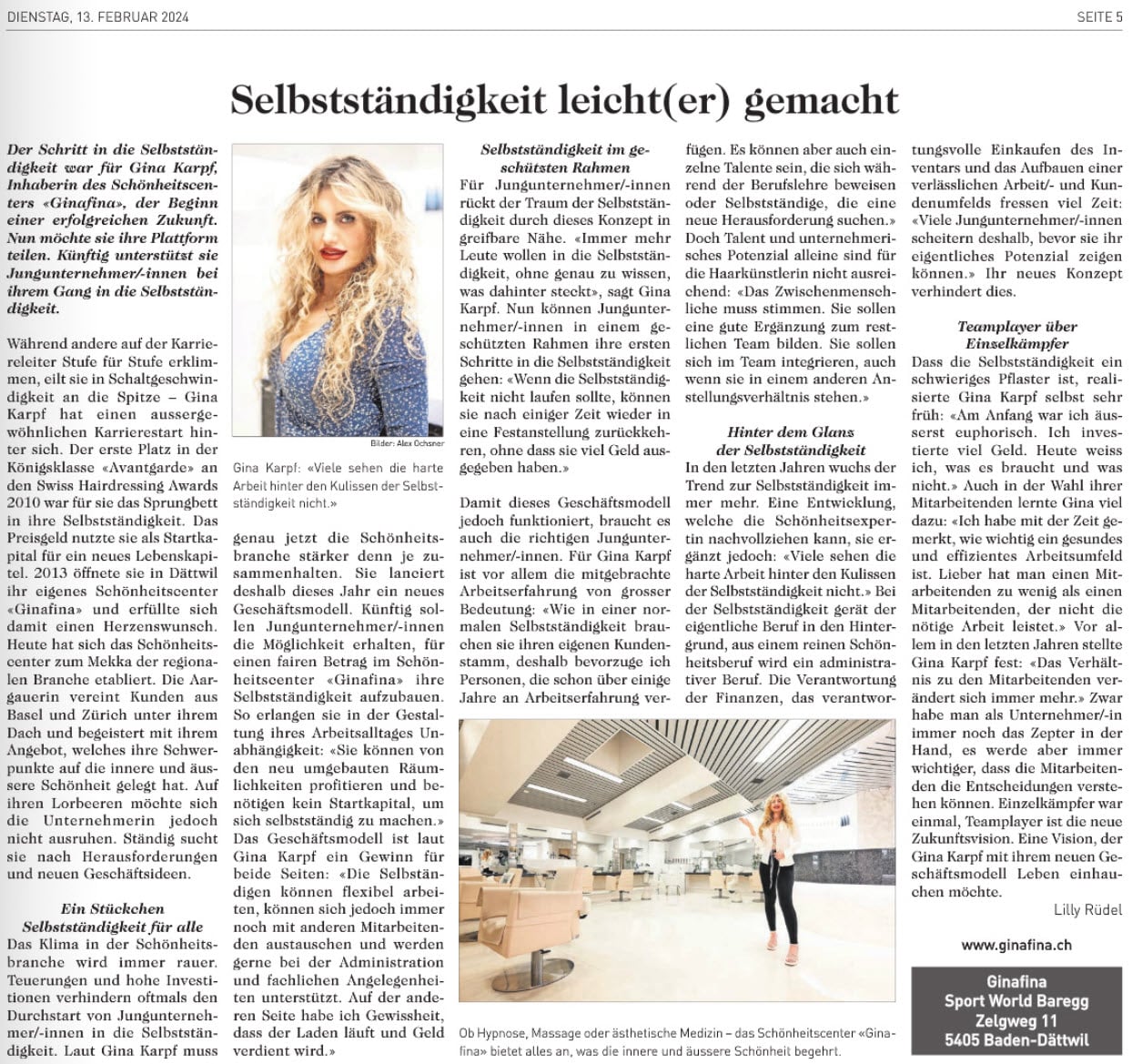 Aargauer Woche Bericht